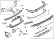 Diagram for Audi SQ7 Bumper - 4M0-807-527-L-GRU