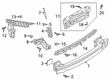 Diagram for Audi RS6 Avant Bumper - 4K0-807-309-A