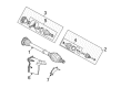 Diagram for Audi A6 Quattro CV Joint - 4F0-498-099-C