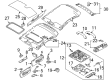 Diagram for Audi A4 Sun Visor - 8E0-857-552-Q-85P