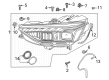 Diagram for Audi A4 allroad Headlight - 8W0-941-012-B
