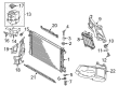 Diagram for Audi RS5 Sportback Radiator Support - 8W1-121-232-E