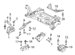 Diagram for Audi TT Quattro Engine Mount - 3C0-199-855-K