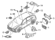 Diagram for Audi Subwoofer - 4M8-035-298-A