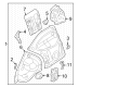 Diagram for Audi Q4 e-tron Sportback Wheelhouse - 1EA-809-852-A