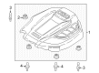 Diagram for Audi A4 Quattro Engine Cover - 06L-103-925-M