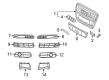 Diagram for Audi A6 Grille - 4F0-807-246-A-01C