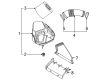 Diagram for Audi A7 Sportback Air Duct - 06L-129-616-F