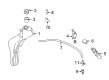 Diagram for Audi Windshield Washer Fluid Reservoir - 8D0-955-453-A
