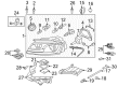 Diagram for Audi Q5 Headlight Bulb - N-017-753-9