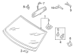 Diagram for Audi Windshield - 8R0-845-099-P-NVB