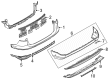 Diagram for Audi Q6 e-tron Bumper Cover - 85H-807-527-H-GRU