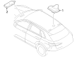 Diagram for Audi Car Speakers - 11A-035-453