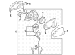 Diagram for Audi RS3 Side View Mirrors - 8Y1-857-409-B-9B9