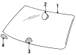 Diagram for Audi 100 Quattro Windshield - 4A0-845-099-E