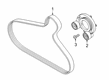Diagram for Audi Belt Tensioner - 06N-903-133-A