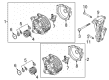 Diagram for Audi R8 Alternator - 07L-903-021-A