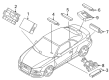 Diagram for Audi RS3 Key Fob - 8V0-837-220-E-INF