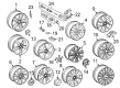 Diagram for Audi Wheel Cover - 4F0-601-165-N