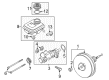 Diagram for Audi R8 Brake Booster - 423-612-107-C
