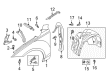 Diagram for Audi Wheelhouse - 4G8-821-171-D
