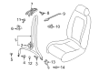 Diagram for Audi A5 Seat Belt - 8F1-857-705-AD-IML