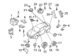 Diagram for Audi Car Speakers - 8R0-035-399-A