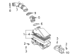 Diagram for Audi TT Air Duct - 8N0-129-604-A