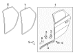 Diagram for Audi Door Seal - 8K5-839-912-Q