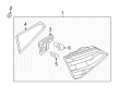 Diagram for Audi A4 Back Up Light - 8K5-945-094-AA