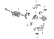 Diagram for Audi S8 Steering Column - 4E0-419-512-GX