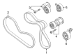 Diagram for Audi TT RS Quattro Timing Belt Idler Pulley - 07K-145-172-C