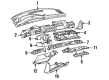Diagram for Audi V8 Quattro Grille - 441-819-631-V7A