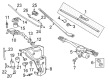 Diagram for Audi A6 Quattro Wiper Blade - 4G1-998-002-A