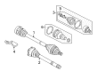Diagram for Audi Axle Shaft - 4D0-407-452-AX
