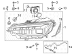 Diagram for Audi RS5 Sportback Headlight - 8W6-941-085-F