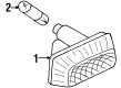 Diagram for Audi 4000 Quattro Side Marker Light - 811-953-059
