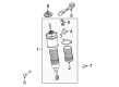 Diagram for Audi S8 Shock Absorber - 4E0-616-039-AP