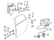 Diagram for Audi A4 Interior Door Handle - 8K0-839-019-A-1DH