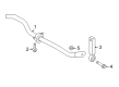 Diagram for Audi RS5 Sway Bars - 8W0-511-305-AR