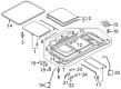 Diagram for Audi Q3 Convertible Top Motor - 8U0-959-591-A