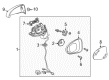 Diagram for Audi A3 Quattro Side View Mirrors - 8V7-857-410-AA-9B9