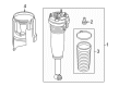 Diagram for Audi S8 Air Suspension - 4H0-616-001-AM