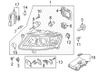 Diagram for Audi A6 Light Socket - 4F0-953-123