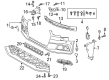 Diagram for Audi A4 Grille - 8W0-807-682-R-RU6