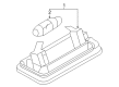 Diagram for Audi TT License Plate Lights - 8N0-943-022-A