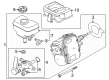Diagram for Audi Q5 Sportback Brake Master Cylinder Repair Kit - 80A-614-105-C