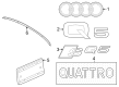 Diagram for Audi Q5 Emblem - 8R0-853-741-A-T94