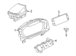 Diagram for Audi A6 allroad Tachometer - 4K0-920-890-C