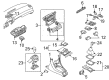 Diagram for Audi Allroad Quattro Shift Linkage Boot - 4Z7-863-278-E-74J